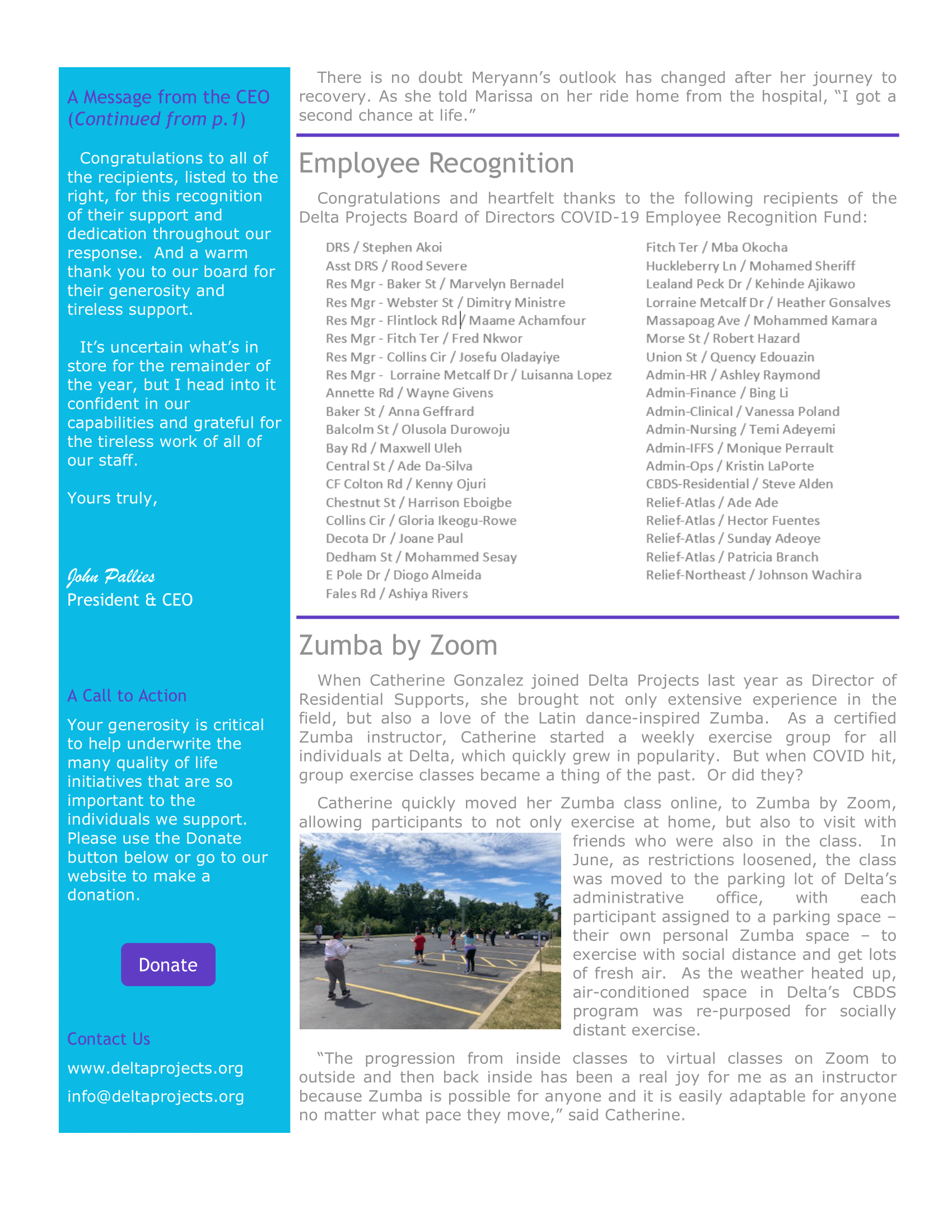Archived Newsletters | Delta
